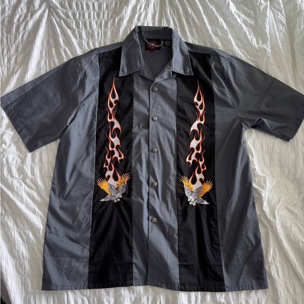 Dragon Fly Roadhouse Biker Shirt - Like New